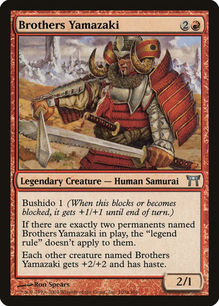 Brothers Yamazaki (160a/306) [Champions of Kamigawa] - MTG Single