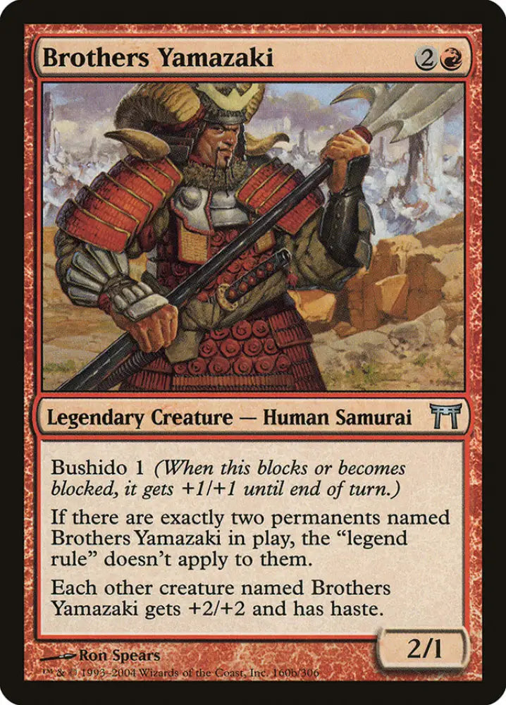 Brothers Yamazaki (160b/306) [Champions of Kamigawa] - MTG Single