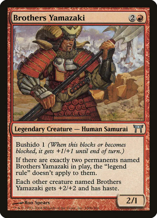 Brothers Yamazaki (160b/306) [Champions of Kamigawa] - MTG Single