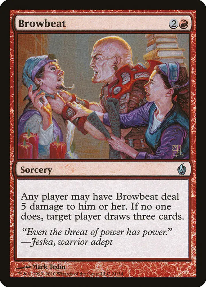 Browbeat [Premium Deck Series: Fire and Lightning] - MTG Single