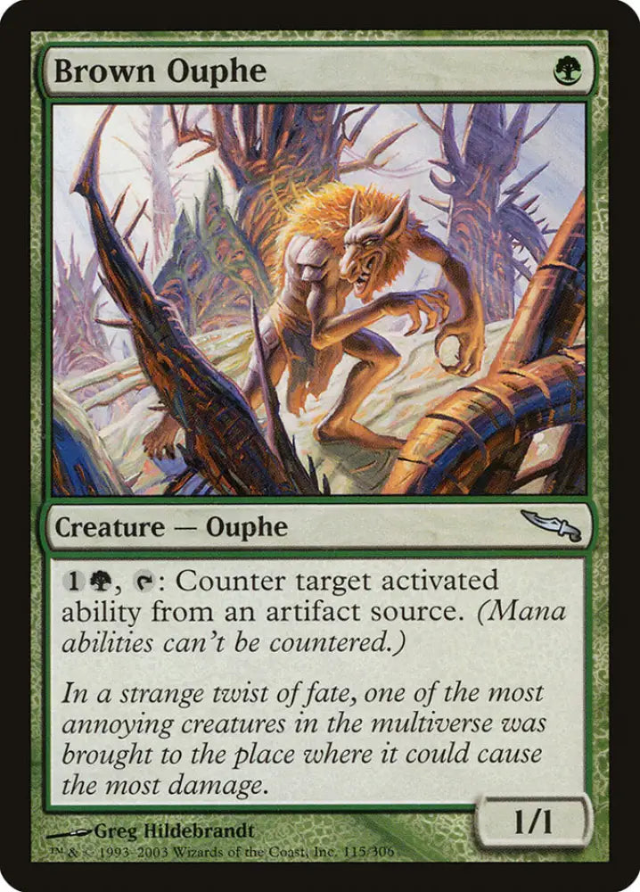 Brown Ouphe [Mirrodin] - MTG Single