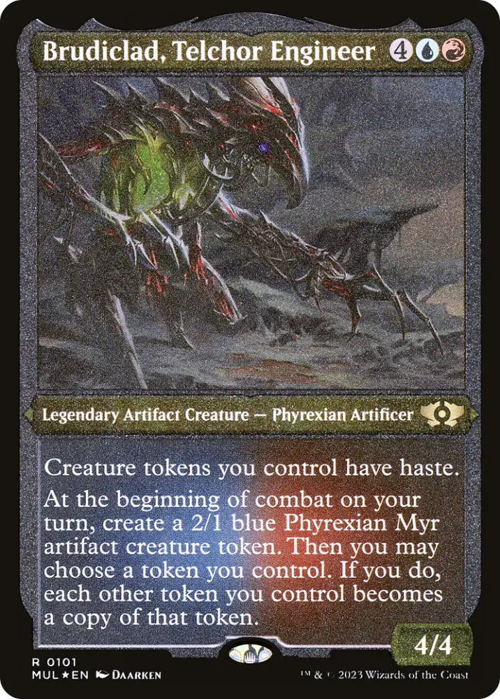 Brudiclad Telchor Engineer (Foil Etched) [Multiverse Legends] - MTG Single