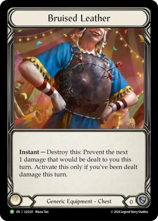 Bruised Leather - LGS321 [LGS321] (Promo) Rainbow Foil - Flesh And Blood Single