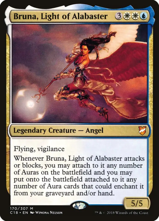 Bruna Light of Alabaster [Commander 2018] - MTG Single
