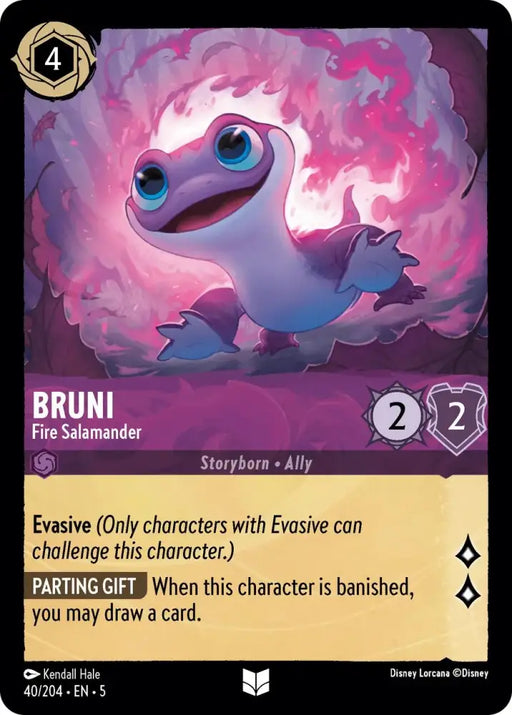 Bruni - Fire Salamander (40/204) [Shimmering Skies] - Lorcana Single