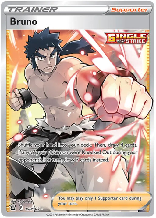 Bruno (158/163) [Sword & Shield: Battle Styles] - Pokemon Single