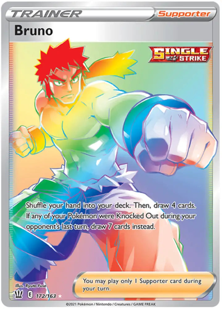 Bruno (172/163) [Sword & Shield: Battle Styles] - Pokemon Single
