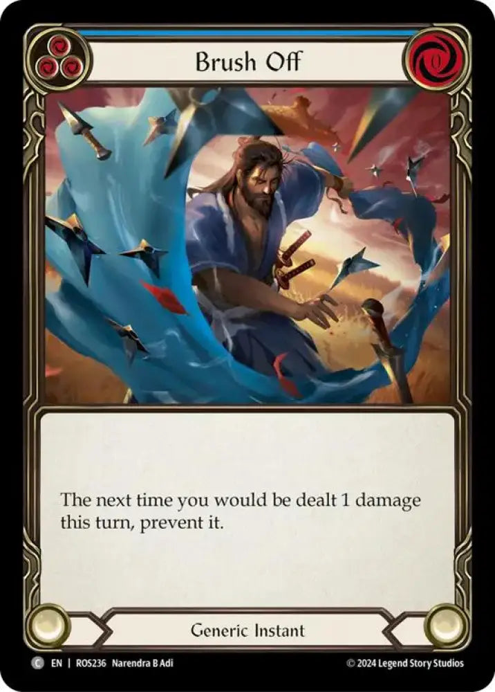 Brush Off (Blue) [Rosetta] - Flesh And Blood Single