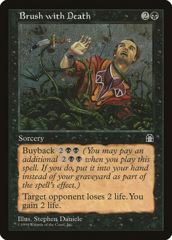 Brush with Death [Stronghold] - MTG Single