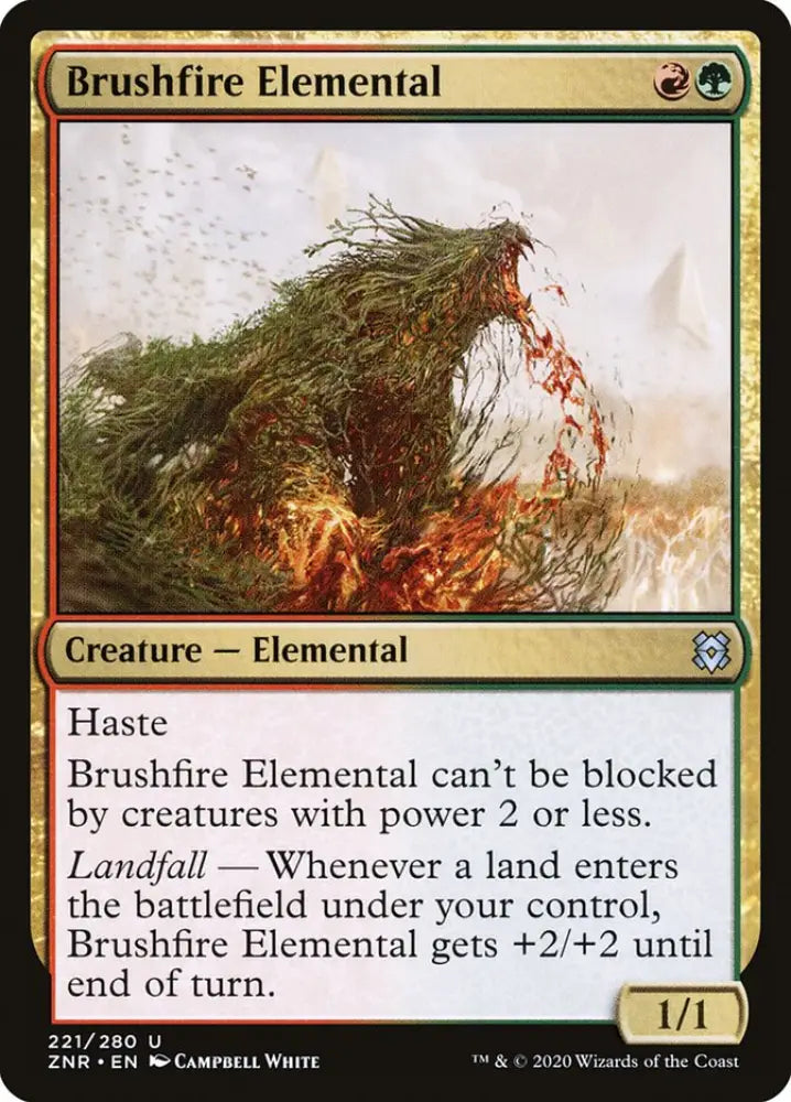 Brushfire Elemental [Zendikar Rising] - MTG Single