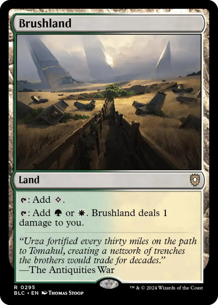 Brushland [Bloomburrow Commander] - MTG Single