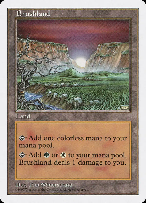 Brushland [Fifth Edition] - MTG Single