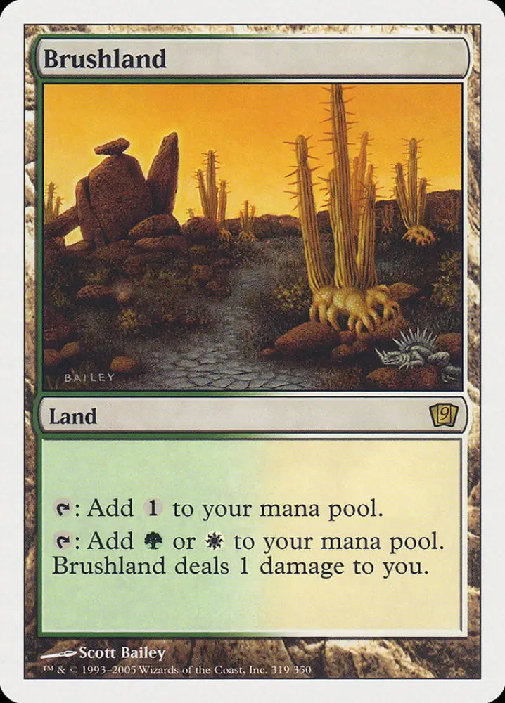 Brushland [Ninth Edition] - MTG Single