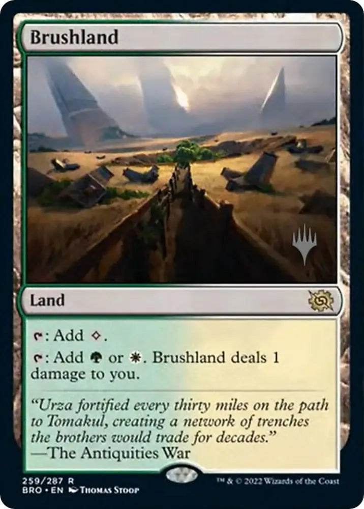 Brushland (Promo Pack) [The Brothers’ War Promos] - MTG Single