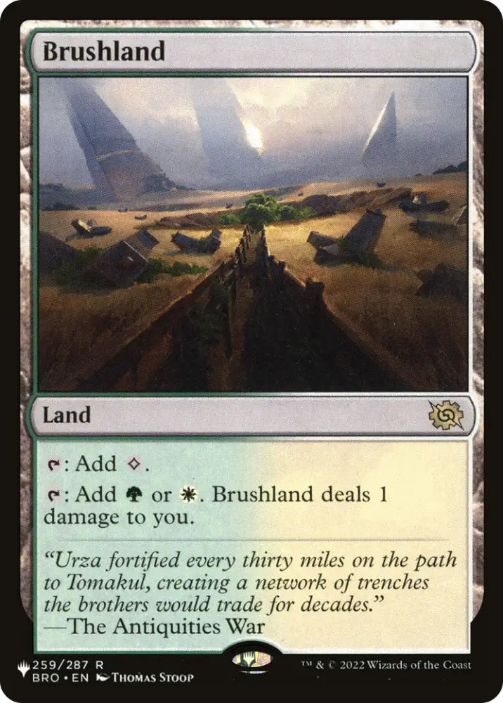 Brushland [The List] - MTG Single