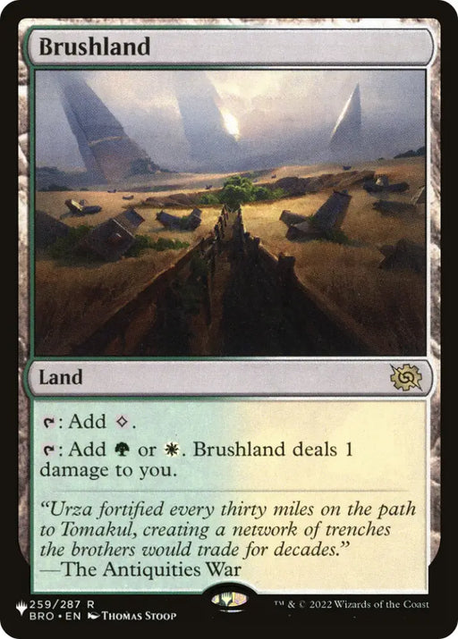 Brushland [The List] - MTG Single