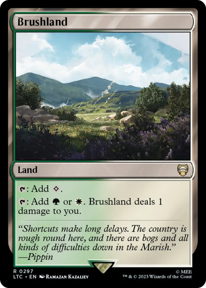 Brushland [The Lord of the Rings: Tales of Middle-Earth Commander] - MTG Single