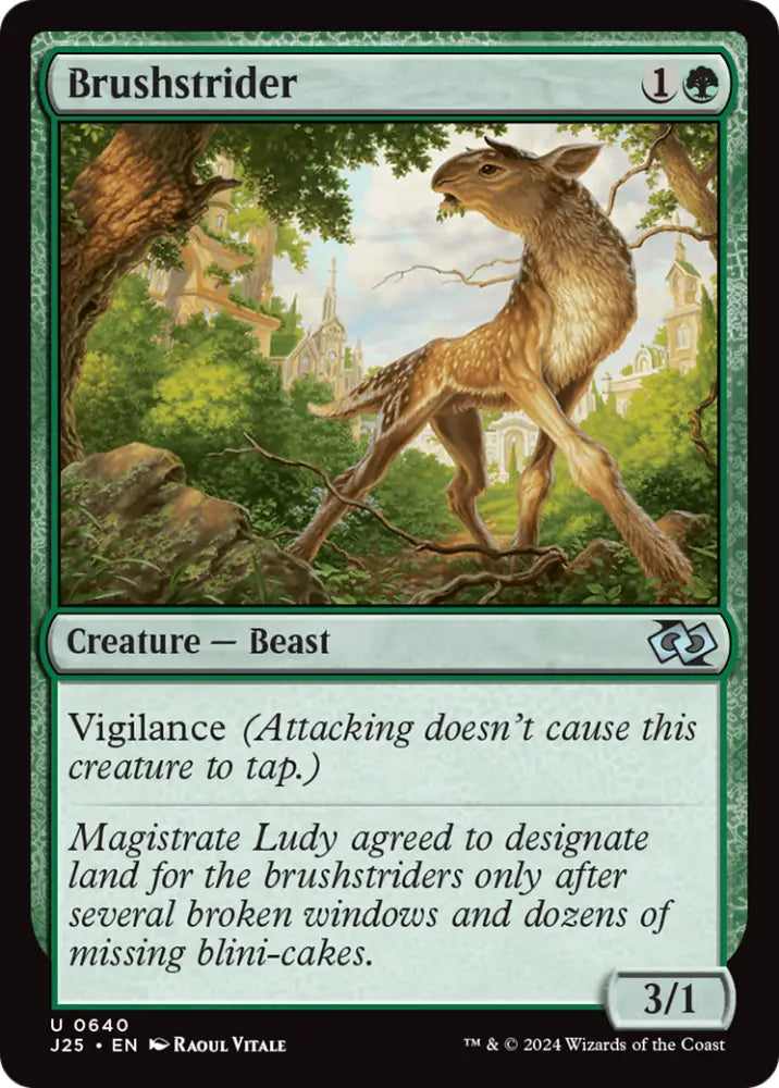 Brushstrider [Foundations Jumpstart] - MTG Single