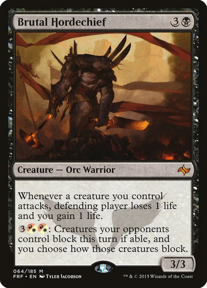 Brutal Hordechief [Fate Reforged] - MTG Single