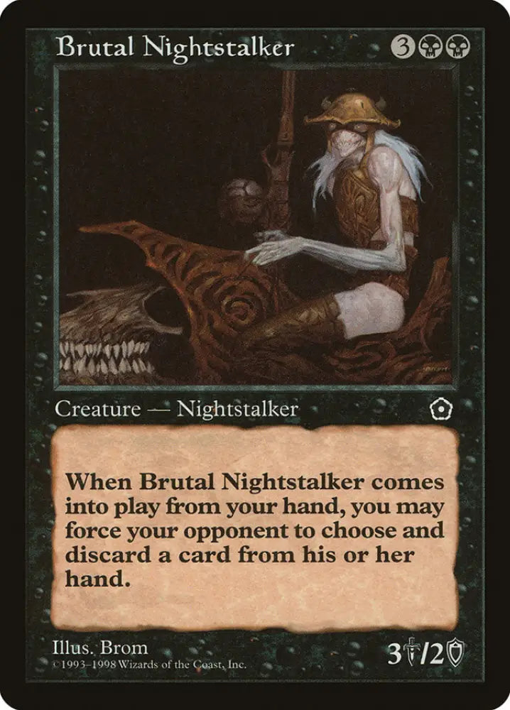 Brutal Nightstalker [Portal Second Age] - MTG Single
