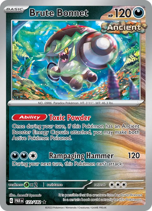 Brute Bonnet (123/182) [Scarlet & Violet: Paradox Rift] - Pokemon Single