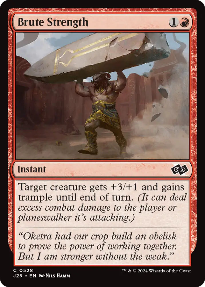 Brute Strength [Foundations Jumpstart] - MTG Single