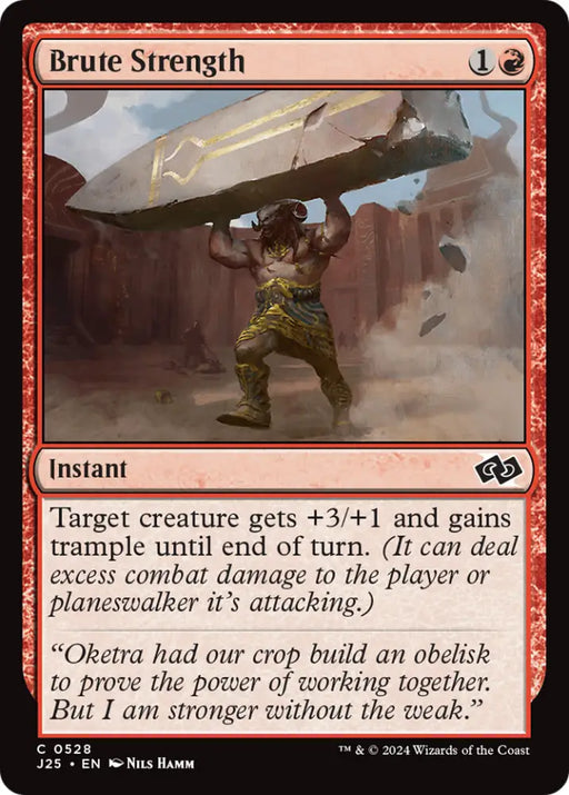 Brute Strength [Foundations Jumpstart] - MTG Single