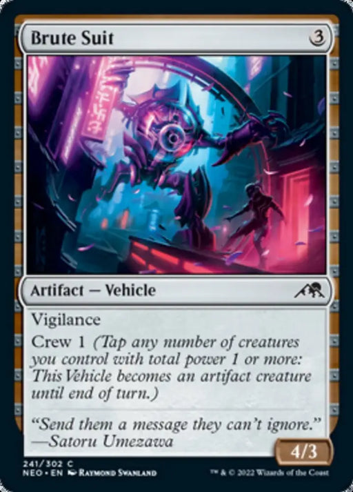 Brute Suit [Kamigawa: Neon Dynasty] - MTG Single
