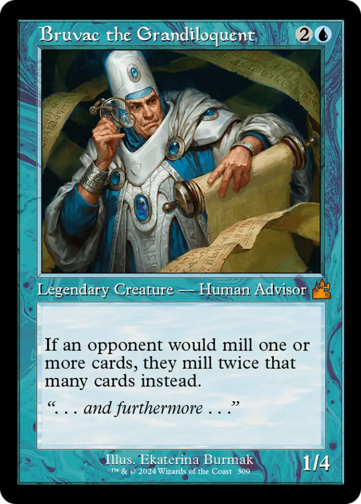 Bruvac the Grandiloquent (Retro Frame) [Ravnica Remastered] - MTG Single