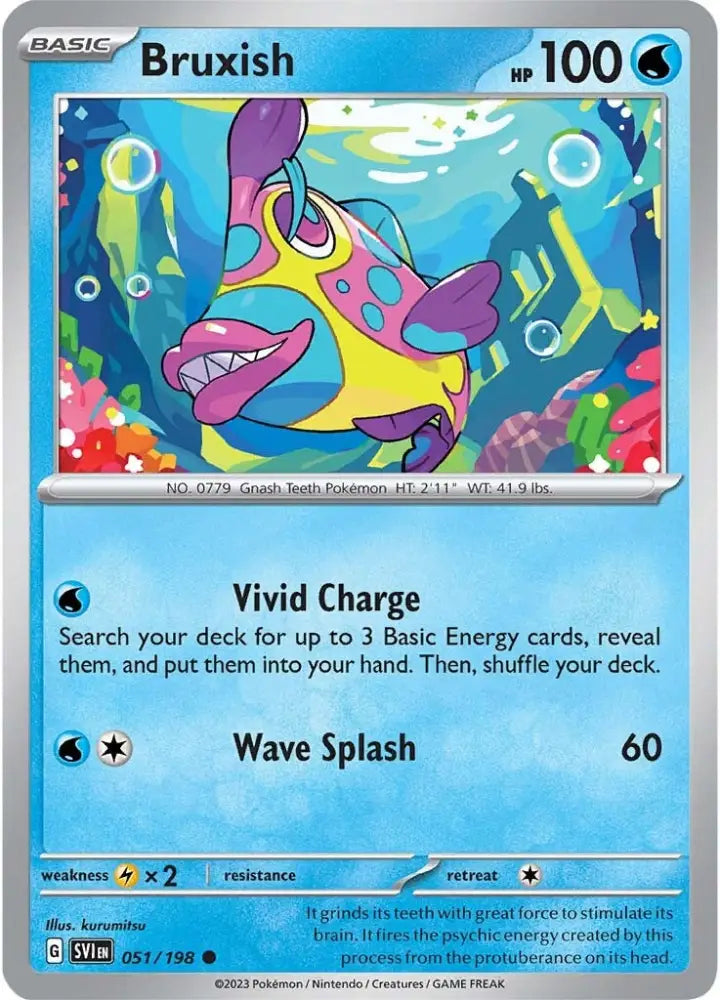 Bruxish (051/198) [Scarlet & Violet: Base Set] - Pokemon Single