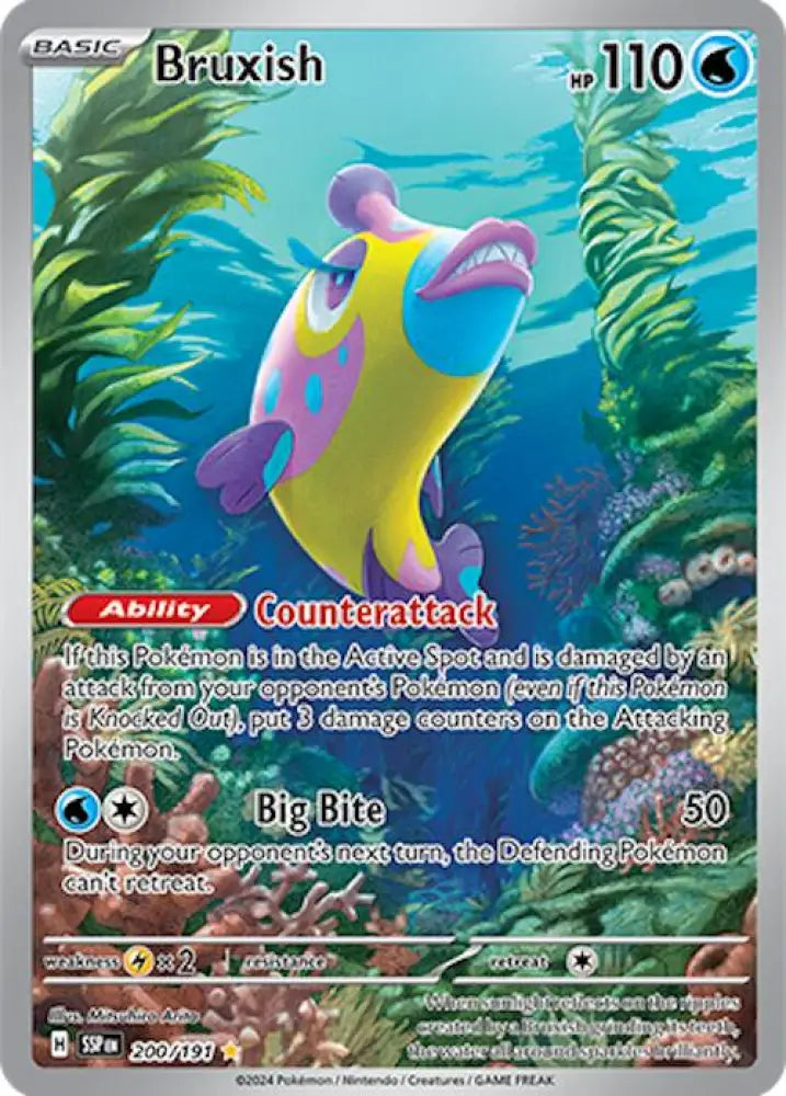 Bruxish (200/191) [Scarlet & Violet: Surging Sparks] - Pokemon Single