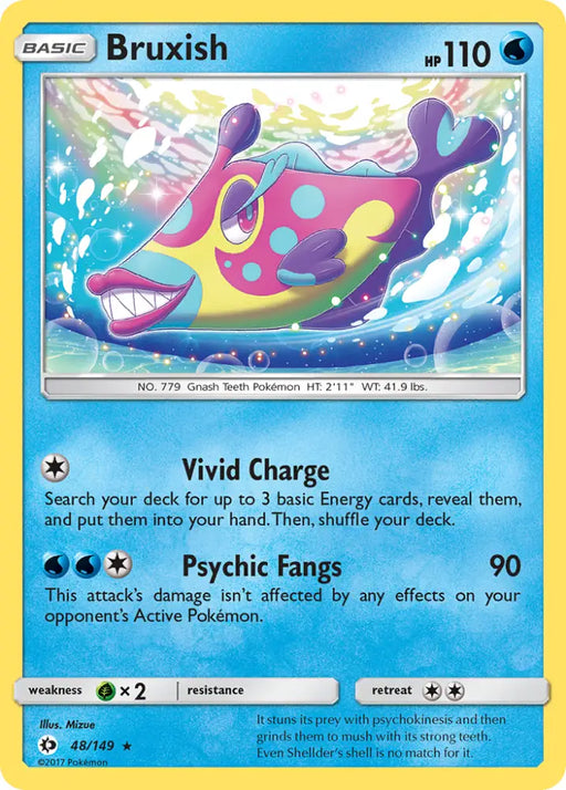 Bruxish (48/149) [Sun & Moon: Base Set] - Pokemon Single