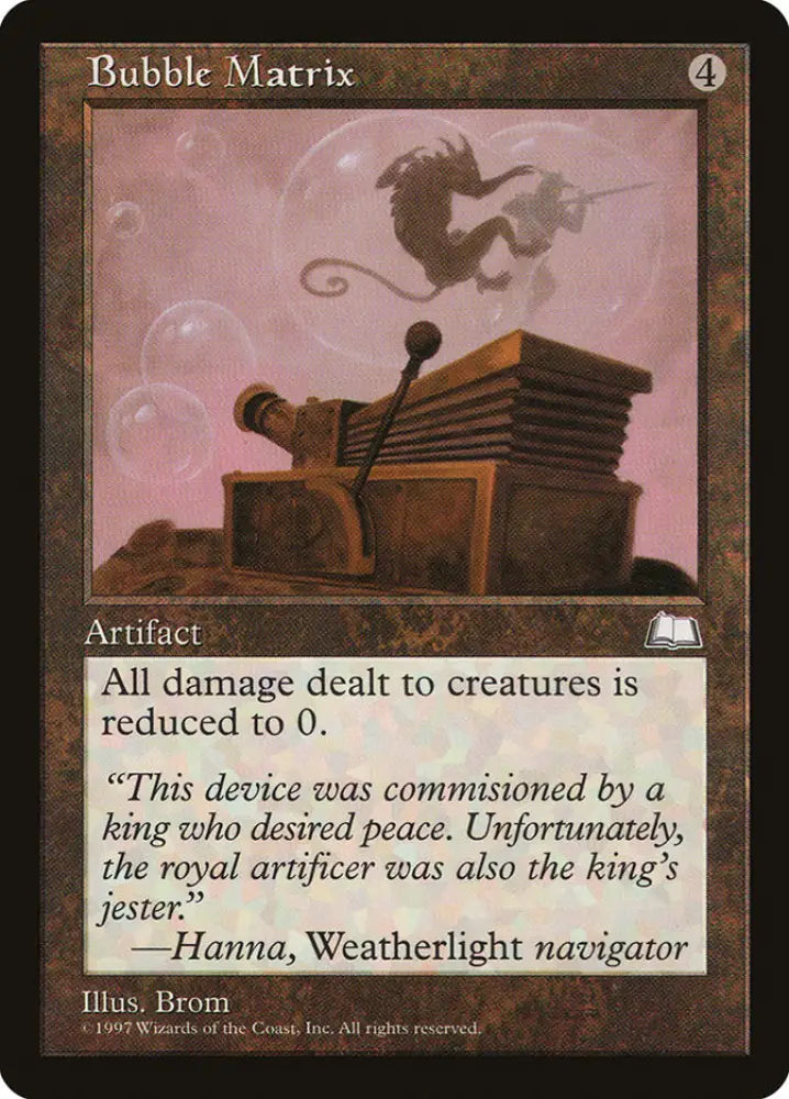 Bubble Matrix [Weatherlight] - MTG Single