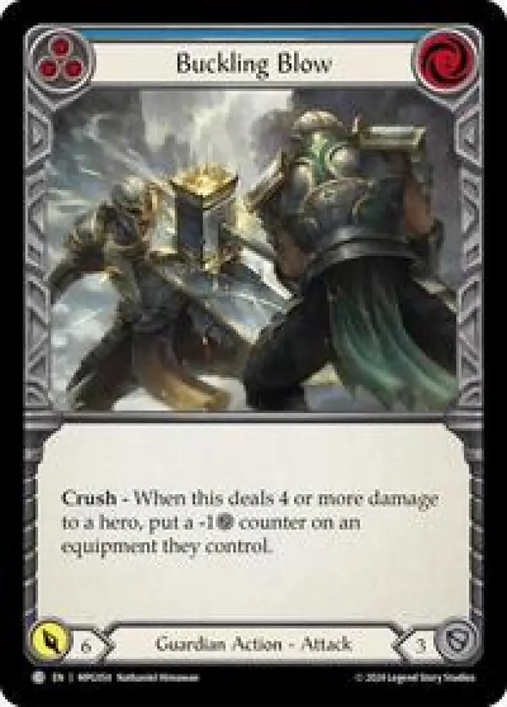 Buckling Blow (Blue) (MPG054) [Mastery Pack Guardian]