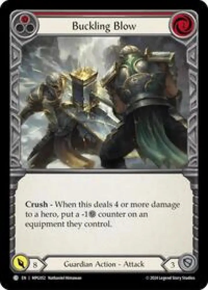 Buckling Blow (Red) (MPG052) [Mastery Pack Guardian]