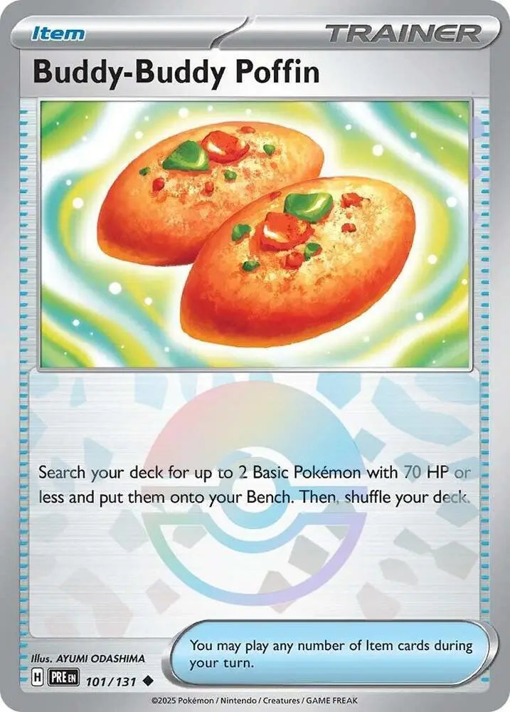 Buddy-Buddy Poffin (101/131) (Poke Ball Pattern) [Scarlet & Violet: Prismatic Evolutions] - Pokemon Single