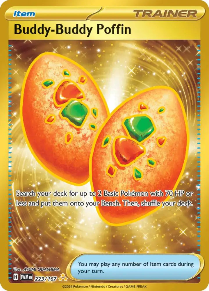 Buddy-Buddy Poffin (223/167) [Scarlet & Violet: Twilight Masquerade] - Pokemon Single