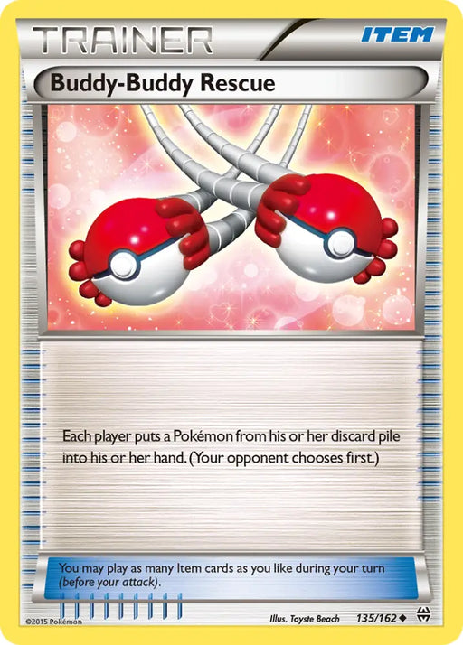 Buddy-Buddy Rescue (135/162) [XY: BREAKthrough] - Pokemon Single