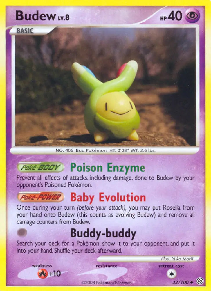 Budew (33/100) [Diamond & Pearl: Stormfront] - Pokemon Single