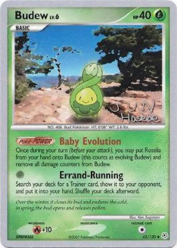 Budew (43/130) (Flyvees - Jun Hasebe) [World Championships 2007] - Pokemon Single