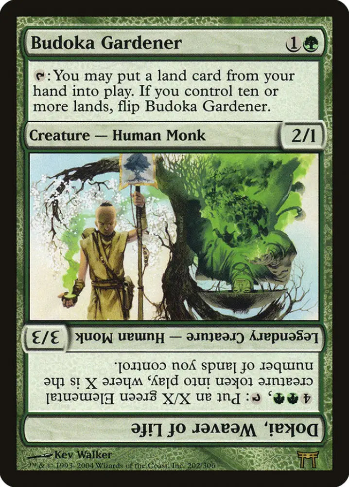 Budoka Gardener // Dokai Weaver of Life [Champions of Kamigawa] - MTG Single