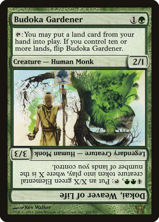 Budoka Gardener // Dokai Weaver of Life [Champions of Kamigawa] - MTG Single
