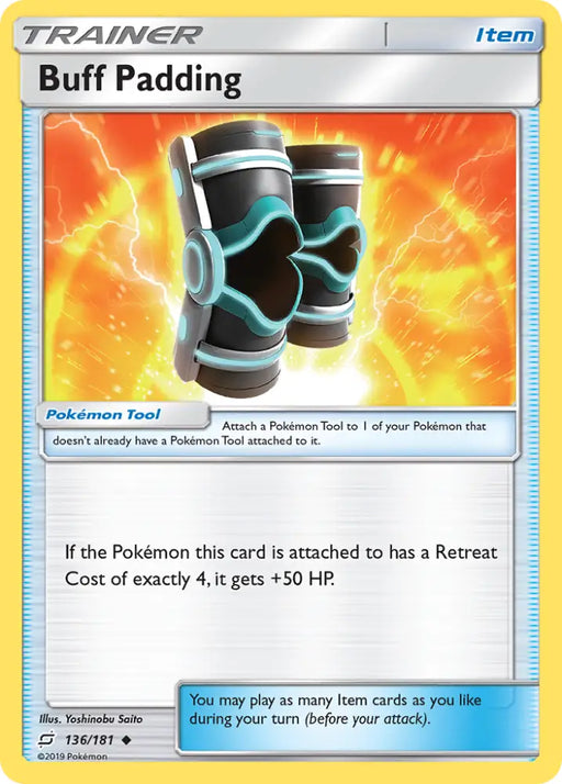 Buff Padding (136/181) [Sun & Moon: Team Up] - Pokemon Single