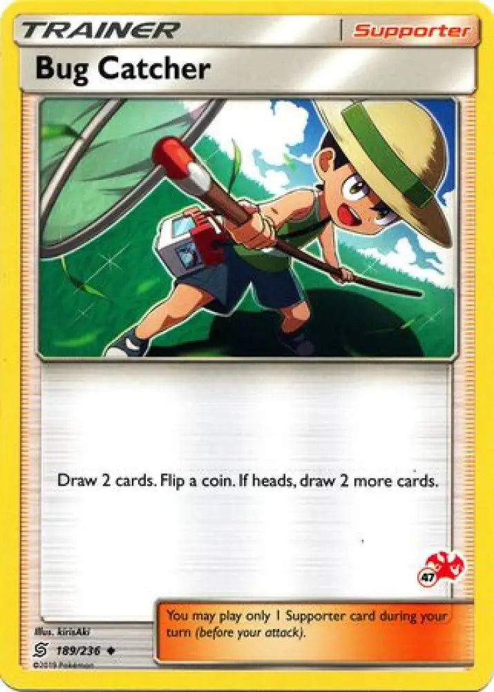 Bug Catcher (189/236) (Charizard Stamp #47) [Battle Academy 2020] - Pokemon Single