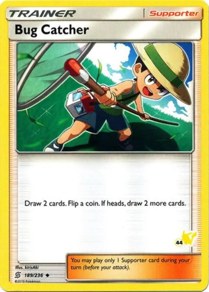 Bug Catcher (189/236) (Pikachu Stamp #44) [Battle Academy 2020] - Pokemon Single