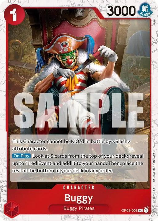 Buggy - OP03-008 (Pirate Foil) [Premium Booster -The Best- Vol. 2]