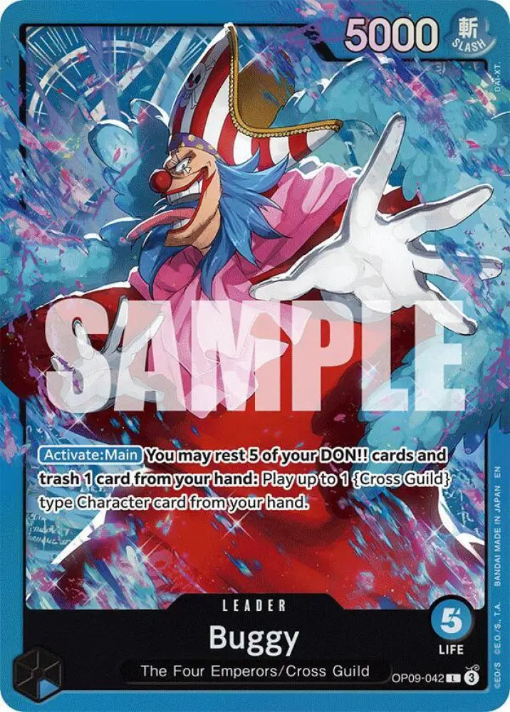 Buggy (OP09-042) [Starter Deck 25: BLUE Buggy]