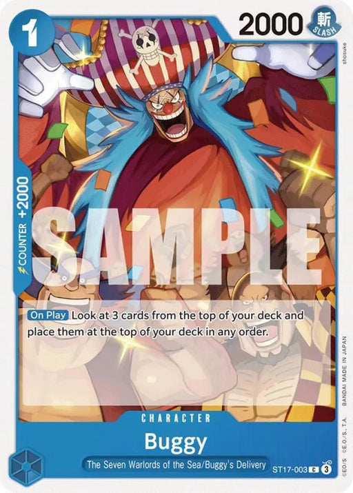 Buggy (ST17-003) [Starter Deck 17: BLUE Donquixote Doflamingo]