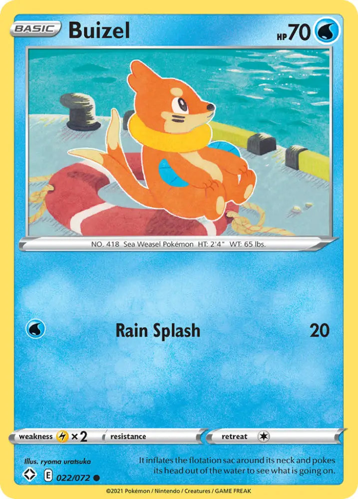 Buizel (022/072) [Sword & Shield: Shining Fates] - Pokemon Single