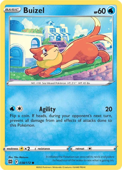 Buizel (038/172) [Sword & Shield: Brilliant Stars] - Pokemon Single